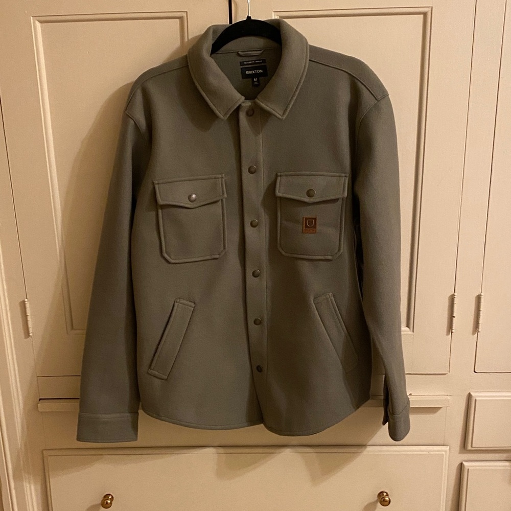 Brixton Olive Green Militarty Shirt Jacket